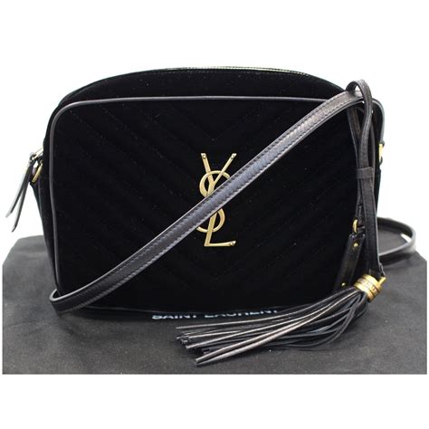 black ysl cross body|YSL black cross body bag.